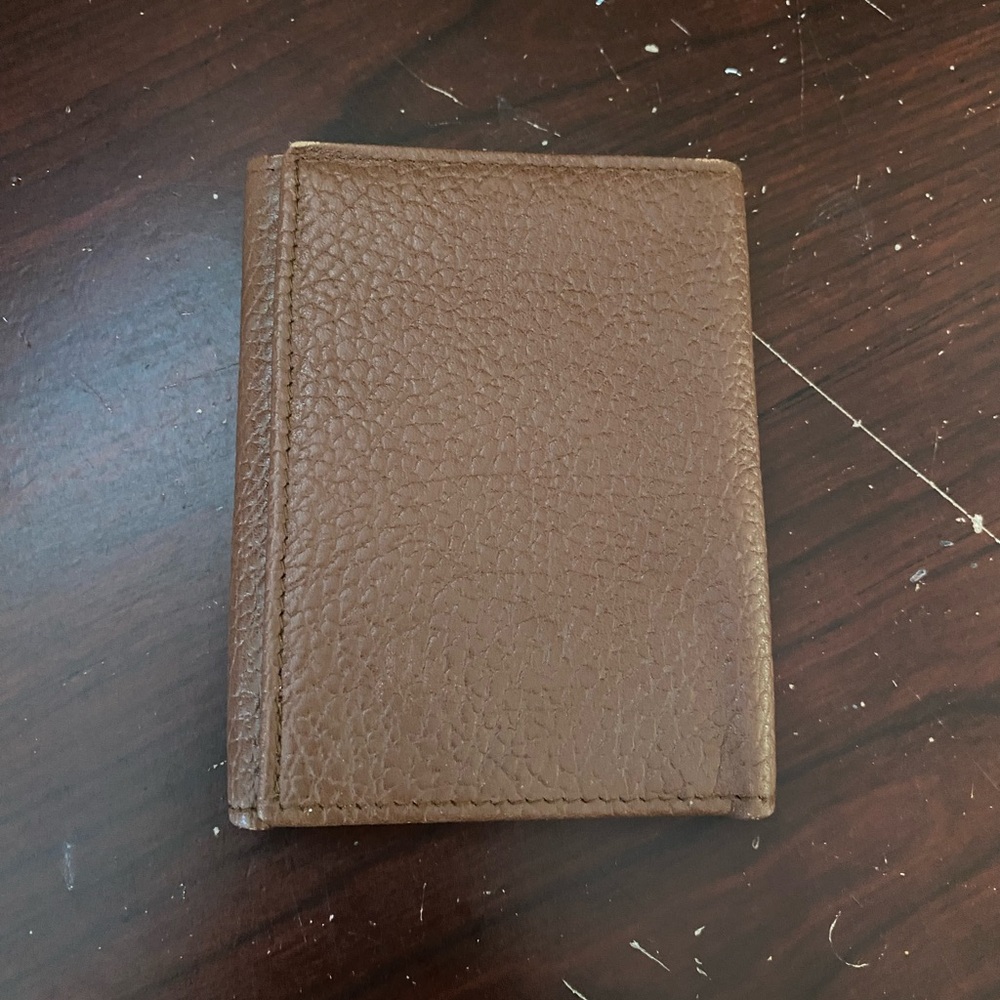 Avalon Tan Leather Money Clip